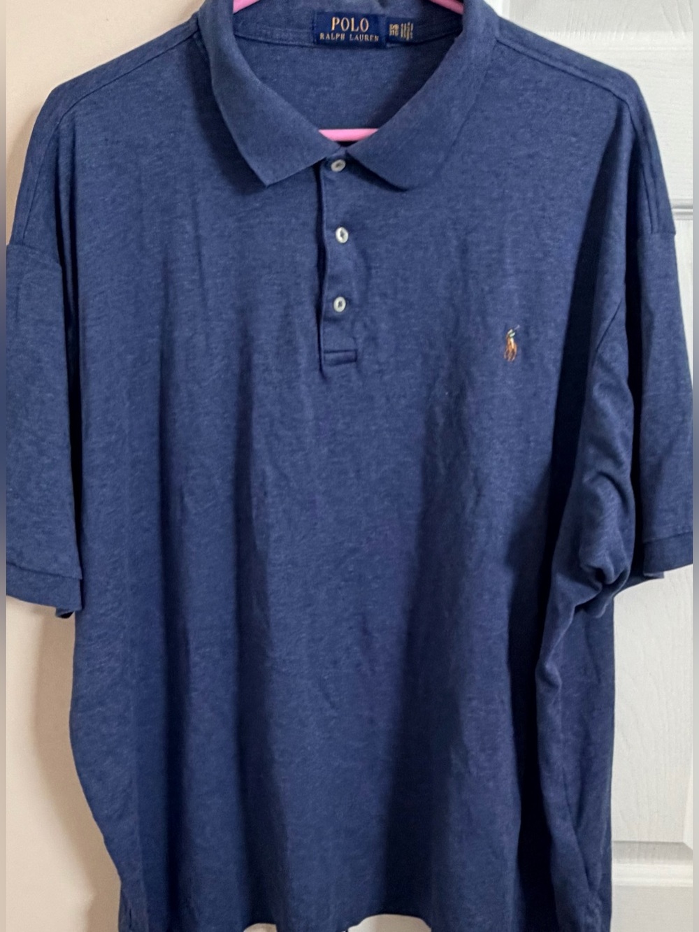 Polo by Ralph Lauren Men’s Navy Blue Polo Shirt Size 3XB